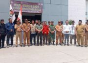 Camat Gunung Kaler, Sambut 18 Bendera (PARPOL). Kirab Pemilu-2024