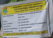 Pembangunan Paving Blok Di Kp Kadu Tigaraksa Di Duga Sia-Sia, Perencanaan Pembangunan Di Pertanyakan??