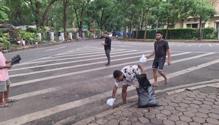 Dukung Program K3 Pemkot Bandung Aliansi Mahasiswa Papua IMASEPA Gelar Bhakti Sosial