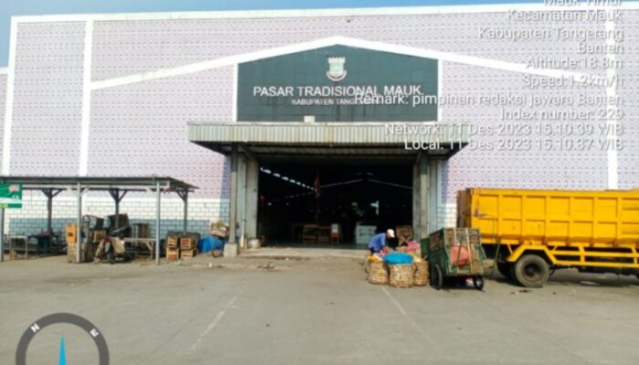 Polemik Pasar Mauk Dengan Perumda, Diduga Ada Oknum Pasar Bermain