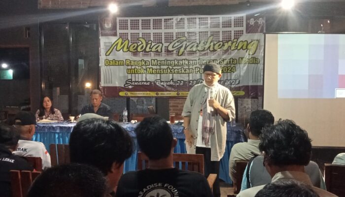 Media Gathering KPU Lebak Ajak Wartawan Sukseskan Pemilu 2024
