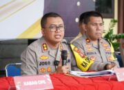 Rilis Akhir Tahun 2023,Kapolres Paparkan Capaian Kinerja Polres Tasikmalaya Kota