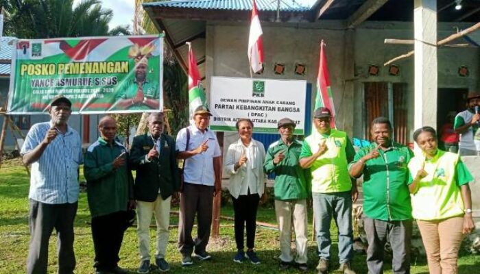 Resmikan Sekretariat DPAC PKB Distrik Aitinyo Utara, Musa Atanay Optimis 1 Kursi Di Dapil 2 Maybrat
