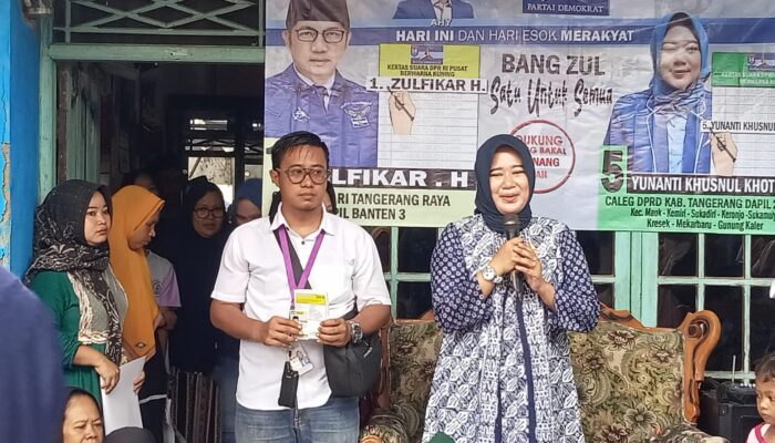 Calon Dewan DPRD Kabupaten Tangerang DAPIL 2 Yunanti Khusnul Khotimah Sosialisasi Ke 4 Desa Kec Kronjo