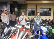 Razia Gabungan TNI-Polri Selama 4 Hari, Polres Tasikmalaya Kota Amankan Ratusan Motor Knalpot Bising