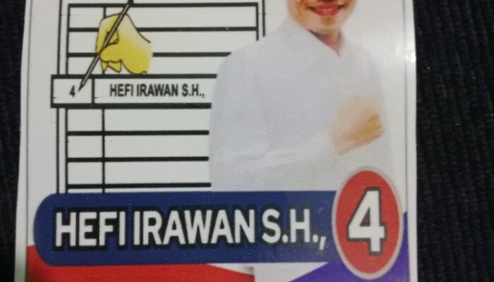 Mengenal Lebih Dekat Heffi Irawan,S.H.M.H. Caleg DPRD Kabupaten Tangerang Dari Partai PERINDO, DAPIL 1 No Urut 4