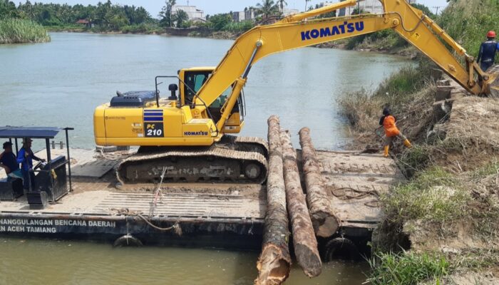 Sheet Pile Seruway Terancam Roboh, Pemkab Lakukan Mitigasi Guna Cegah Resiko Meluas