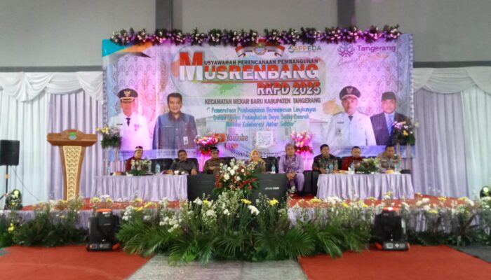 Camat Mekar Baru Gelar Musrenbang RKPD Tingkat Kecamatan Tahun 2025 Nuasa Berwawasan lingkungan