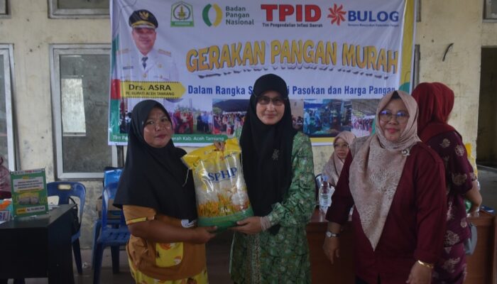 Hari Kedua, Gerakan Pangan Murah Digelar di Kecamatan Tenggulun
