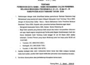 Revisi Data Mahasiswa Calon Penerima Beasiswa Aceh Tamiang Tahun 2024