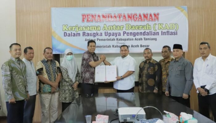 Pemerintah Aceh Tamiang Menandatangani Perjanjian Kerja Sama Antar Daerah
