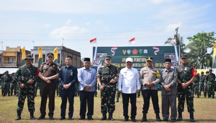 Kunjungan ke Aceh Tamiang, Pangdam IM Tutup Kegiatan TMMD Reguler ke 119