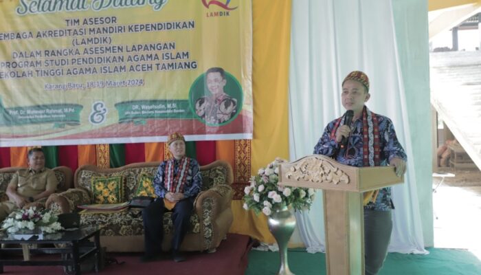Pj Bupati Asra Sambut Tim LAMDIK dalam Rangka Asesmen Lapangan PAI