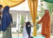 Dua Sejoli Dieksekusi 100 Kali Cambukan di Aceh Tamiang