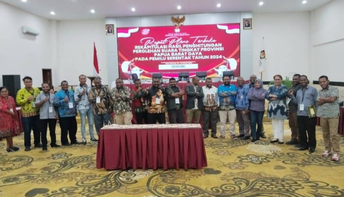 Presentasi Dengan Aman, Selesai Dengan Waktu Tercepat, KPU Maybrat Mendapat Apresiasi