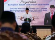 Menteri ATR/Kepala BPN Deklarasikan Kota Cilegon Jadi Kota Lengkap Pertama di Prov Banten