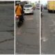 Photo : Jalan Bergelombang dan Berlubang di Jalan Raya Cisoka - Tigaraksa (28/03/2024)