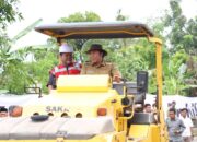 Pj Gubernur Groundbreaking Dua Proyek Jalan di Banten Selatan