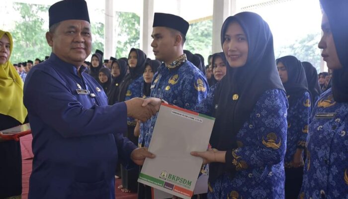539 Pegawai Pemerintah dengan Perjanjian Kerja Formasi Tahun 2023 Terima SK