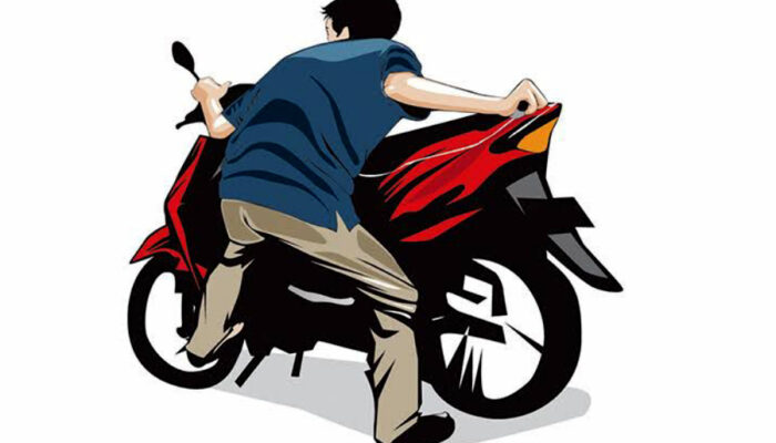 Pelaku Curanmor Ini Kepergok Patroli Polsek Sepatan Saat Dorong Motor
