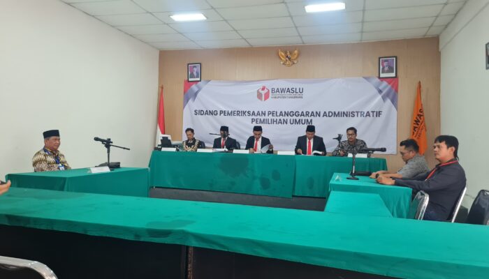 Bawaslu Kabupaten Tangerang: Laporan M. Rizal Caleg PAN Tidak Terbukti