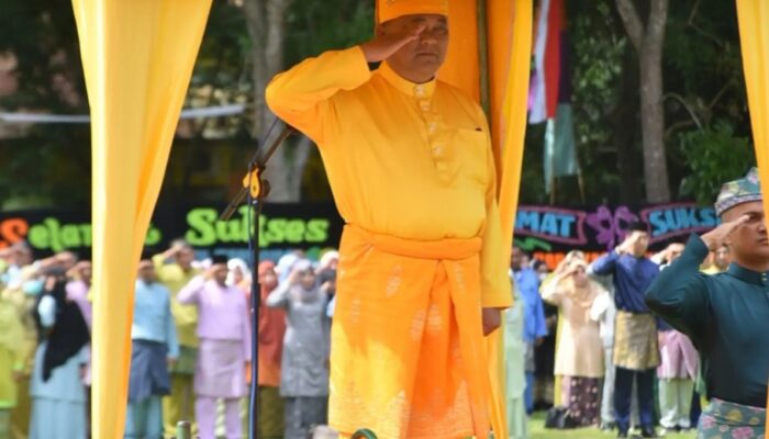 Pj Bupati Asra Pimpin Upacara Peringatan Hari Jadi Kabupaten Aceh Tamiang