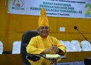Pj Bupati Asra Menghadiri Rapat Paripurna di Ruang Utama DPRK