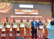 Begini kata Pj Bupati Asra saat terima Anugerah Perencanaan Prof A Madjid Ibrahim