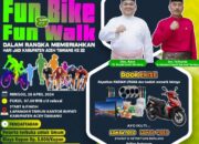 Disparpora Gelar Fun Bike & Fun Walk Hari Jadi Aceh Tamiang ke – 22