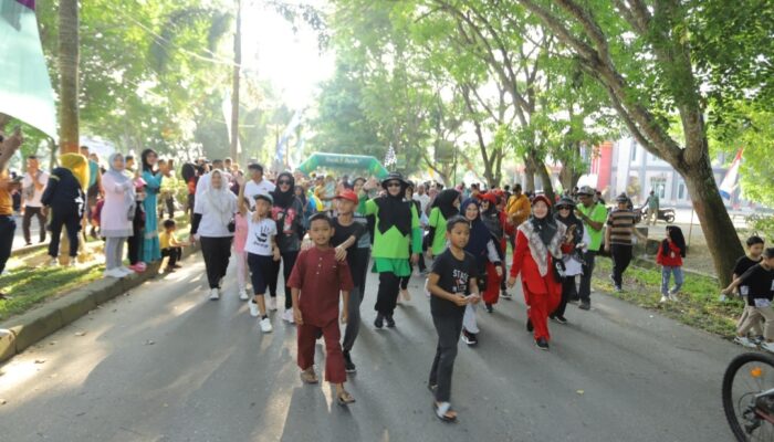 Memeriahkan Hari Jadi, Pemkab Aceh Tamiang Gelar Sepeda Santai dan Jalan Santai