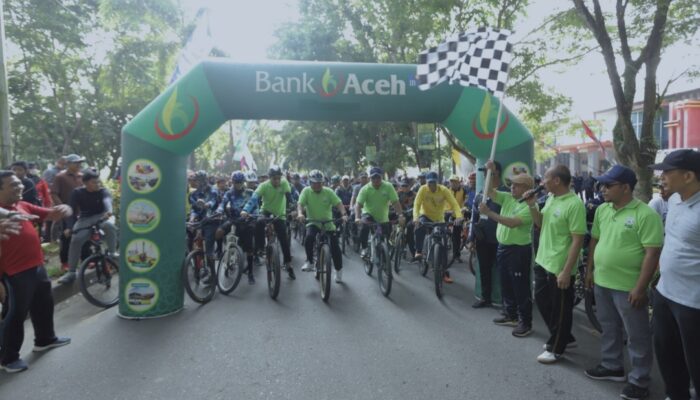 Ribuan Warga Aceh Tamiang Antusias Ikuti Fun Bike & Fun Walk