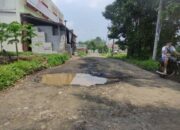 Jalan Rusak Di Cibungur Pasir Desa Rangkasbitung Timur, DPUPR Lebak Di Duga Tutup Mata