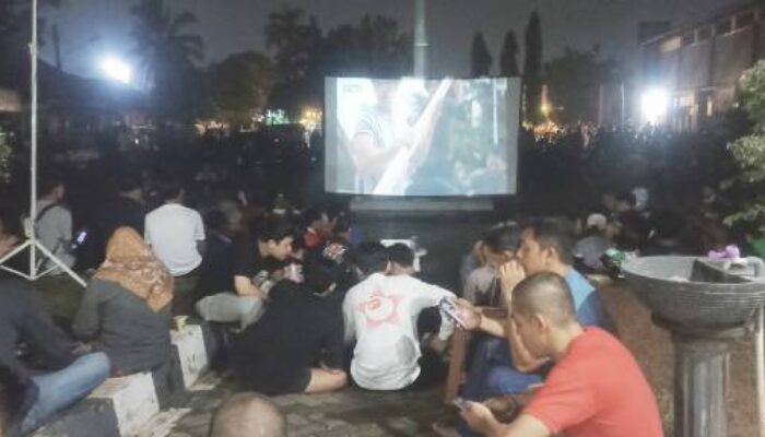 Kecamatan Tigaraksa di Serang Ratusan Penonton dalam Nobar Seru , Usbekistan Menang 2-0 Atas Indonesia di AFC U23