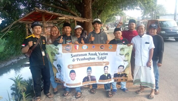 Ramadhan Penuh Berkah Korps Indonesia Muda ( KIM ) DPK Teluk Naga, Berbagi Takjil Dan Santunan Anak Yatim