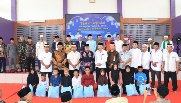 Sekda Hadiri Halal Bihalal Di Kecamatan Sindang jaya