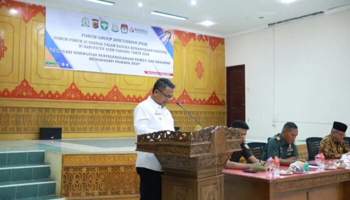 Pj Bupati Asra Buka FGD Kewaspadaan Nasional
