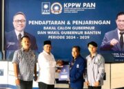EDEN Serahkan berkas Pendaftaran Calon Gubernur Banten