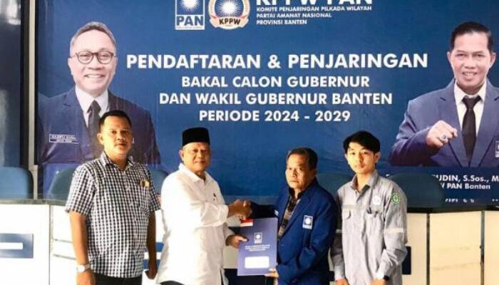 EDEN Serahkan berkas Pendaftaran Calon Gubernur Banten