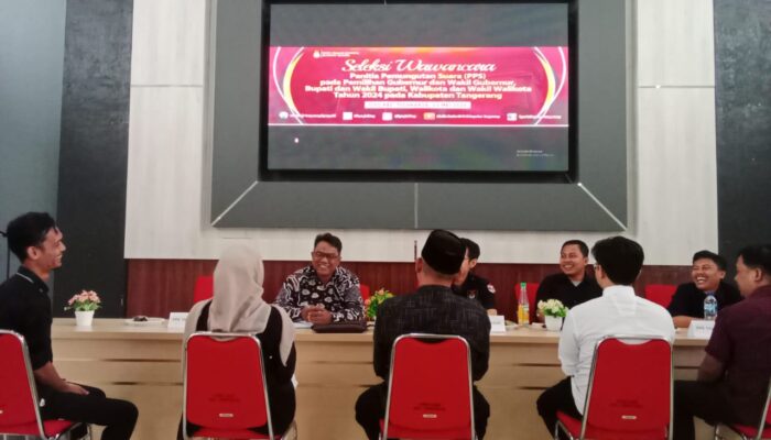 PPK kecamatan Tigaraksa Seleksi Dan Wawancara 76  Calon Anggota PPS