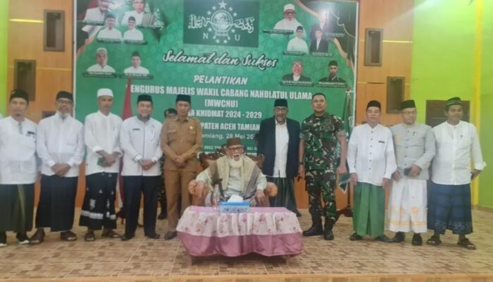 Pengurus MWCNU 2024 – 2029 Dilantik, Pj Bupati Aceh Tamiang Berikan Pesan