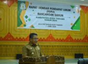 Pemkab Aceh Tamiang Gelar Rapat Dengar Pendapat Umum Raqan 2024