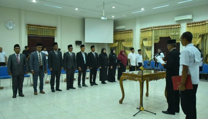 Pj Sekda Tri Kurnia Sebut Pelantikan yang Dilakukan Bertujuan untuk Mengisi Kekosongan Sekaligus Penyegaran