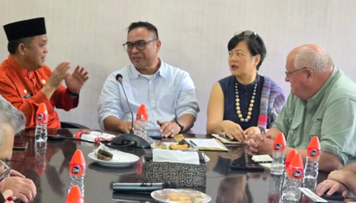 Pj Bupati Asra Terima Kunjungan Delegasi Multi Pihak