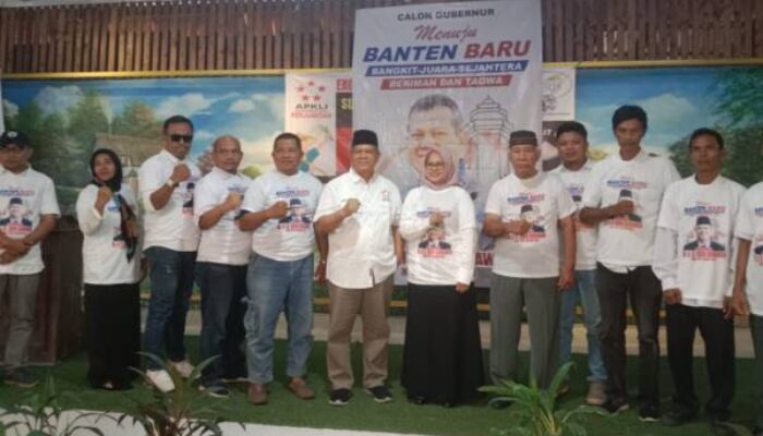 Eden Gunawan, Dapat Dukungan Pedagang Kaki Lima Se Banten