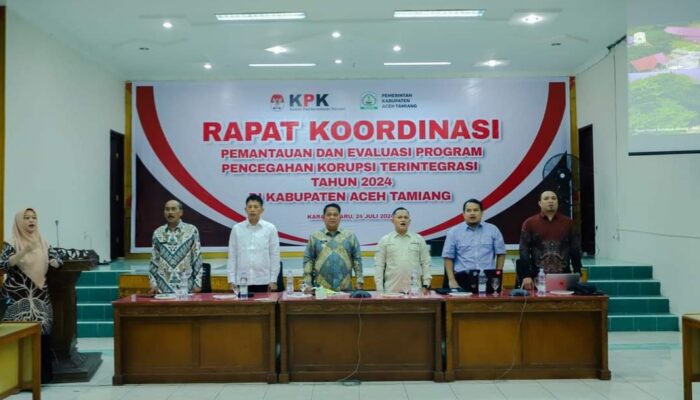 Buka Rakor Bersama KPK, Pj Bupati Asra Tegaskan Komitmen Pemkab Aceh Tamiang Cegah Korupsi