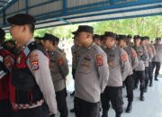 Polda Banten Gelar Apel Pengamanan Gabungan Dalam Rangka Kunjungan Wakil Presiden RI di Tanara