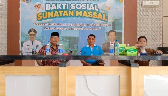 Sebanyak 54 Anak Ikuti  Acara Bakti Sosial Sunatan Massal Kecamatan Solear