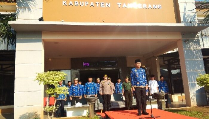 Kecamatan Tigaraksa Gelar Upacara Hari Kesadaran Nasional 2024