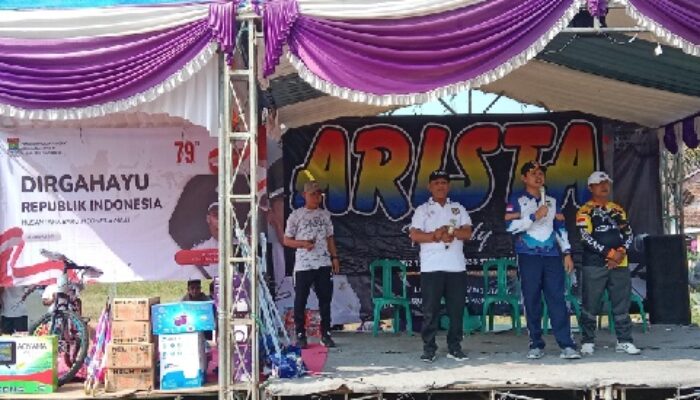 Ratusan Warga Ikuti Sepeda Santai Yang Digelar Pemdes Pangkat Kecamatan Jayanti Pada Semarak HUT Ri Ke-79