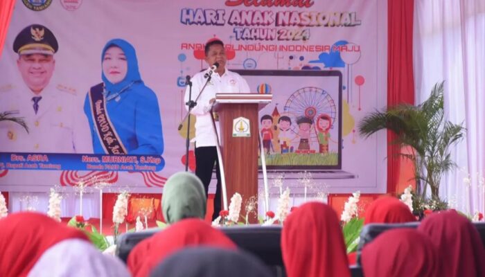 Begini Kata Pj Bupati Asra saat Menghadiri Peringatan Hari Anak Nasional Ke – 40